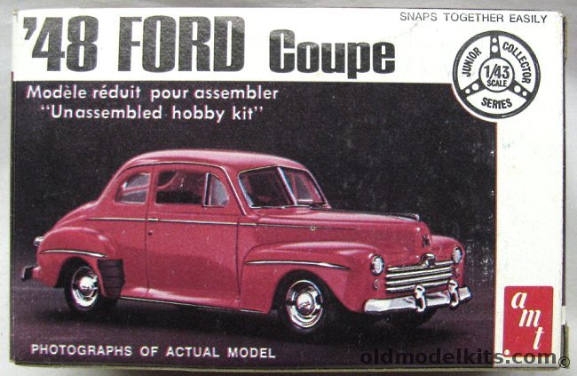 AMT 1/43 1948 Ford Coupe, T110 plastic model kit
